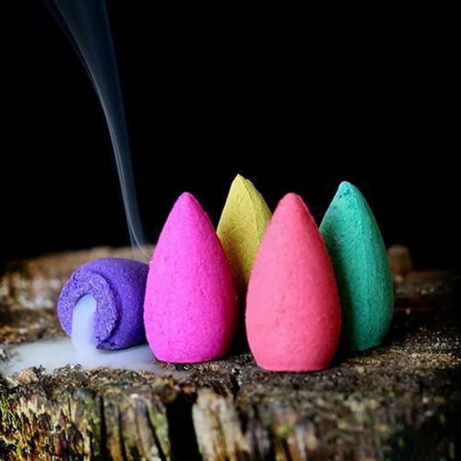 50 Natural Back-flow Incense Cones | Statues & incense burners Home Decor Statues & incense burners