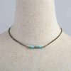 Antique Gold Natural Stone Bead Choker Necklace | Necklaces Jewelry Necklaces