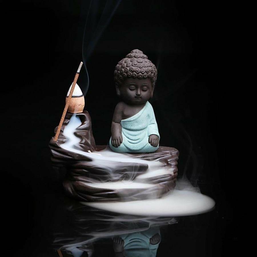 Buddha On The Mountain Incense Burner – 3 Colours | Statues & incense burners Home Decor Statues & incense burners