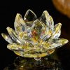 Feng Shui Crystal Lotus Flower | Statues & incense burners Home Decor Statues & incense burners