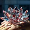 Feng Shui Crystal Lotus Flower | Statues & incense burners Home Decor Statues & incense burners