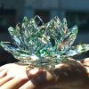 Feng Shui Crystal Lotus Flower | Statues & incense burners Home Decor Statues & incense burners