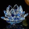 Feng Shui Crystal Lotus Flower | Statues & incense burners Home Decor Statues & incense burners