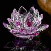 Feng Shui Crystal Lotus Flower | Statues & incense burners Home Decor Statues & incense burners