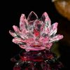 Feng Shui Crystal Lotus Flower | Statues & incense burners Home Decor Statues & incense burners