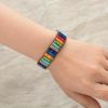 Handmade Rainbow Jasper Leather Wrap Bracelet | Wrap Bracelets Bracelets Bracelets