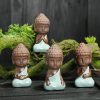 Mini Buddha Statue in Ceramic and Porcelain | Statues & incense burners Home Decor Statues & incense burners