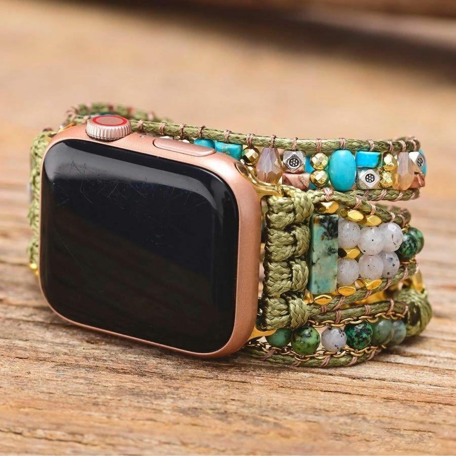 Natural African Turquoise Green Apple Watch Band | Apple Watch Bands Apple Watch Bands Apple Watch Bands