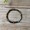 Natural African Turquoise Tiger Eye & Black Onyx Bead Bracelet | Bracelets Bracelets Bracelets