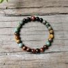 Natural African Turquoise Tiger Eye & Black Onyx Bead Bracelet | Bracelets Bracelets Bracelets