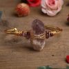 Natural Amethyst Crystal Cuff Bracelet | Bracelets Bracelets Bracelets