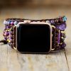 Natural Amethyst & Purple Jasper Apple Watch Band | Apple Watch Bands Apple Watch Bands Apple Watch Bands