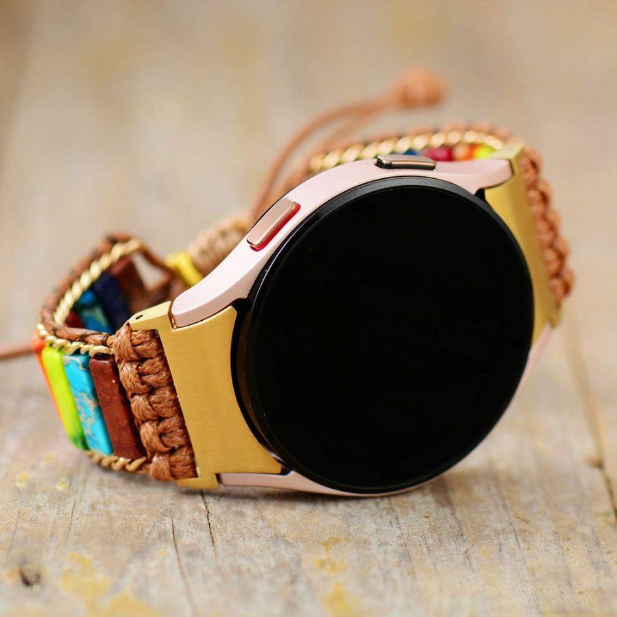 Natural Chakra Jasper Samsung Galaxy Watch Band | Samsung Watch Bands Samsung Watch Bands Samsung Watch Bands