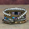 Natural Earthy Jasper Beaded Fitbit Watch Band | Fitbit Watch Bands Fitbit Watch Bands Fitbit Watch Bands