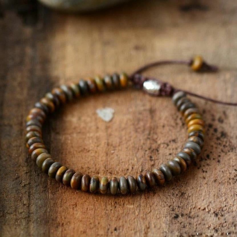 Natural Jasper Disc Shaped Beads Shamballa Bracelet | Bracelets Bracelets Bracelets