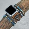 Natural Labradorite & Blue Jasper Apple Watch Band | Apple Watch Bands Apple Watch Bands Apple Watch Bands