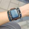 Natural Labradorite & Blue Jasper Apple Watch Band | Apple Watch Bands Apple Watch Bands Apple Watch Bands