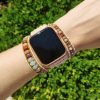 Natural Rhodonite & King Jasper Apple Watch Band | Apple Watch Bands Apple Watch Bands Apple Watch Bands