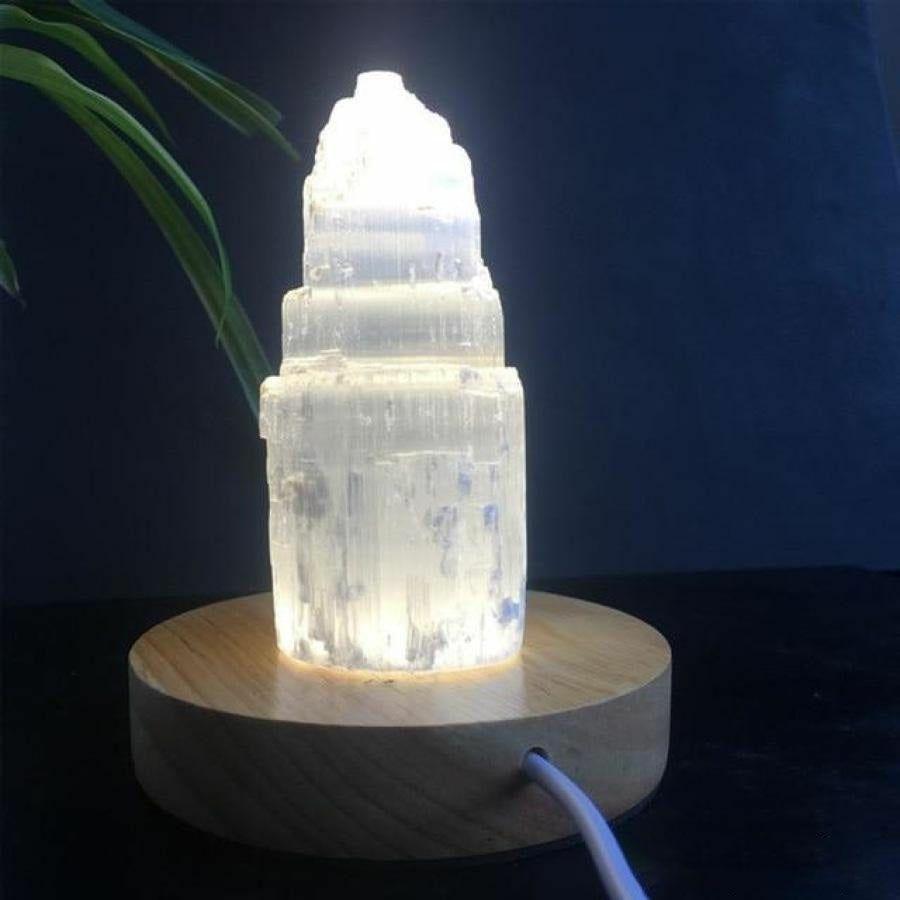 Natural Selenite Crystal Lamp | Statues & incense burners Home Decor Statues & incense burners