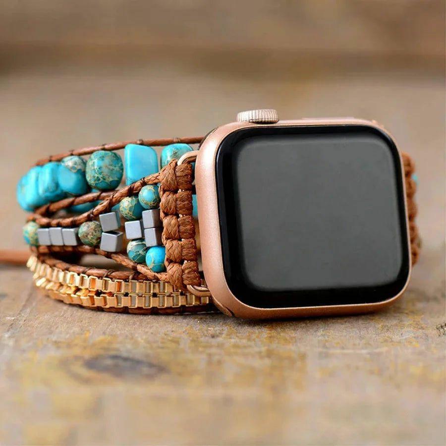 Natural Turquoise Howlite Apple Watch Band | Apple Watch Bands Apple Watch Bands Apple Watch Bands