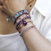 Handmade Purple Jasper & Amethyst Teardrop Wrap Bracelet | Bracelets Bracelets Bracelets